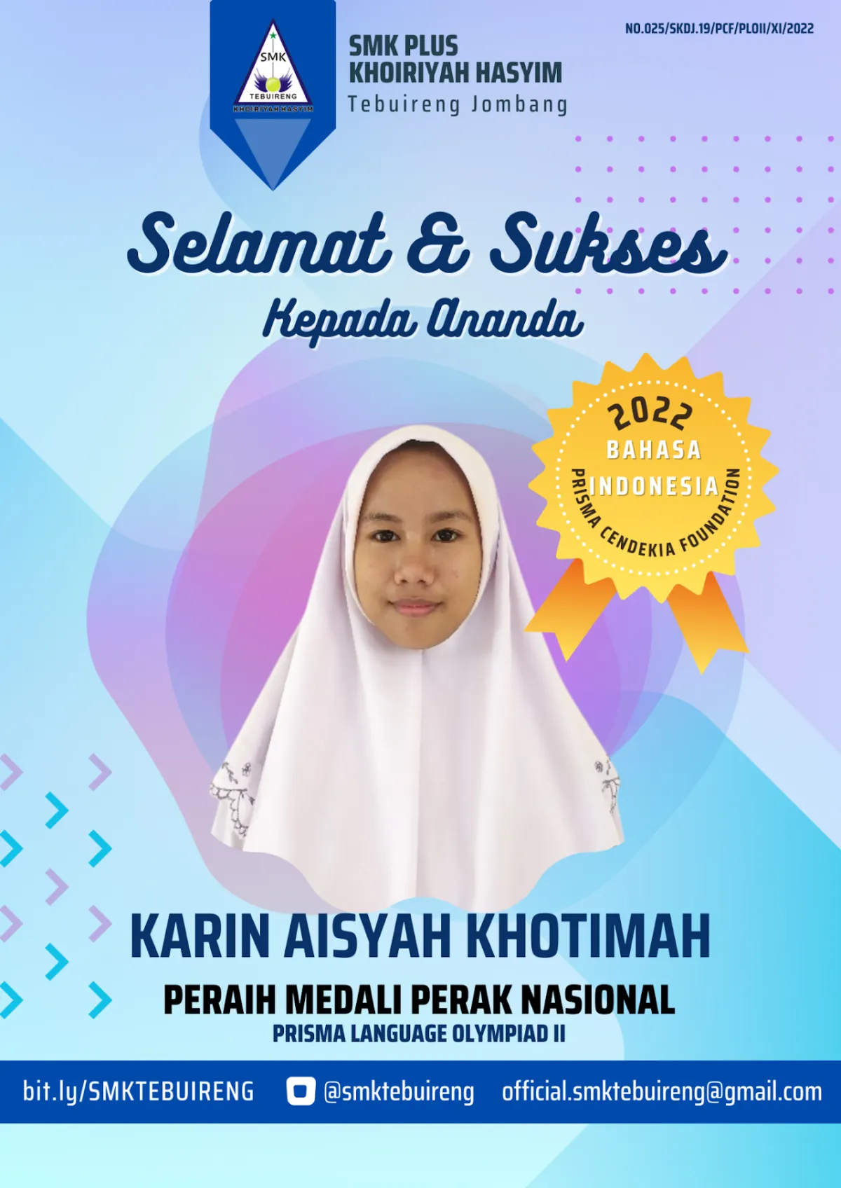 2022 - PERAK PRISMA LANGUAGE OLYMPIAD II (BAHASA INDONESIA) TAHUN 2022