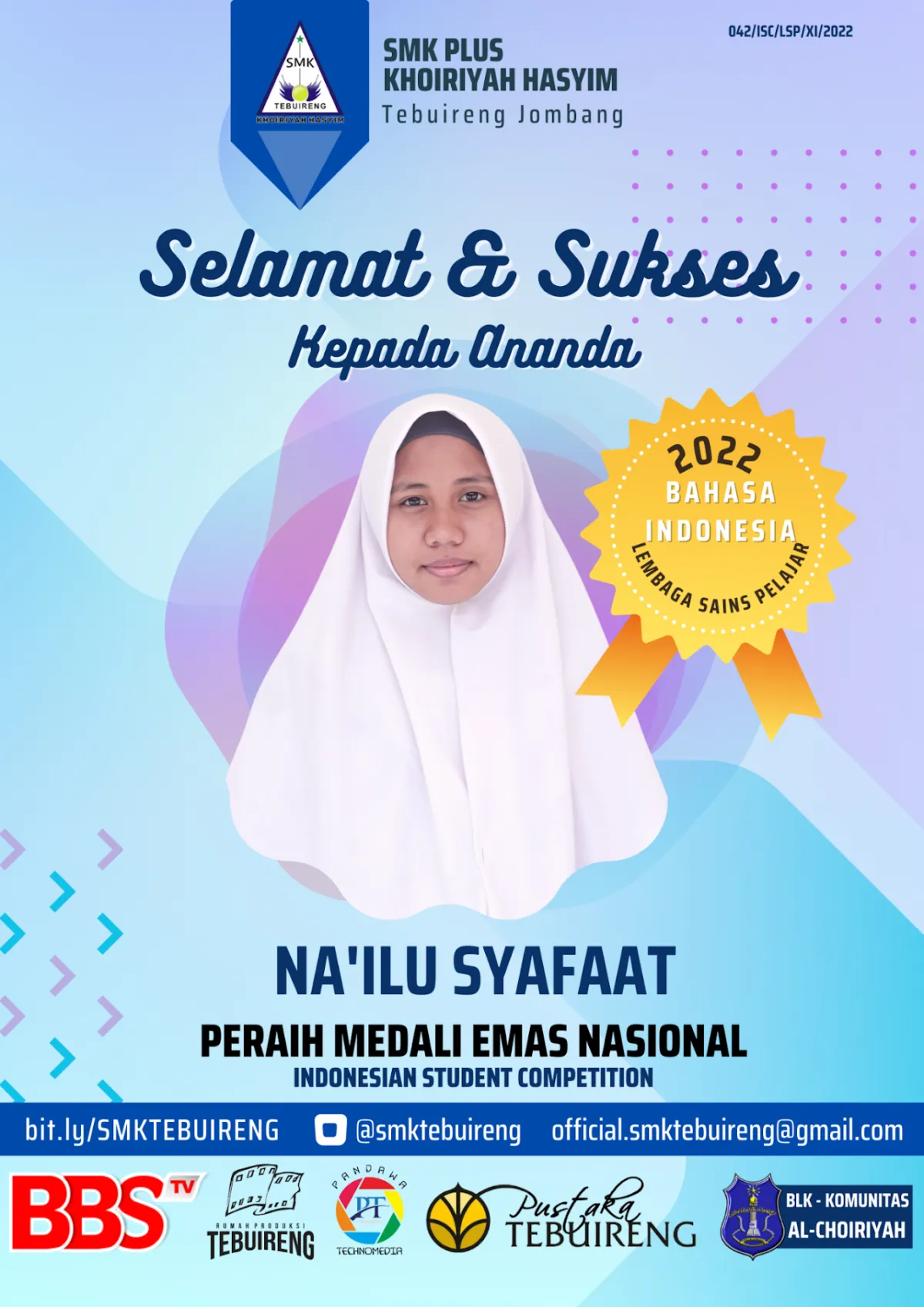 2022 - EMAS INDONESIAN STUDENT COMPETITION (BAHASA INDONESIA) TAHUN 2022