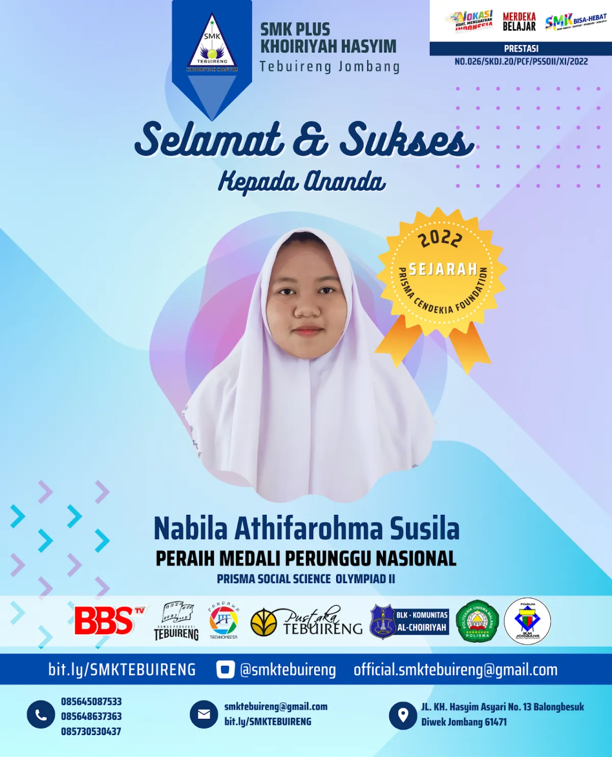 2022 - PERUNGGU PRISMA SOCIAL SCIENCE OLYMPIAD II (SEJARAH) TAHUN 2022